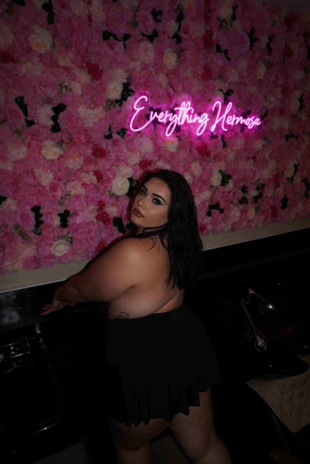 Kristin Mini Dress in Black